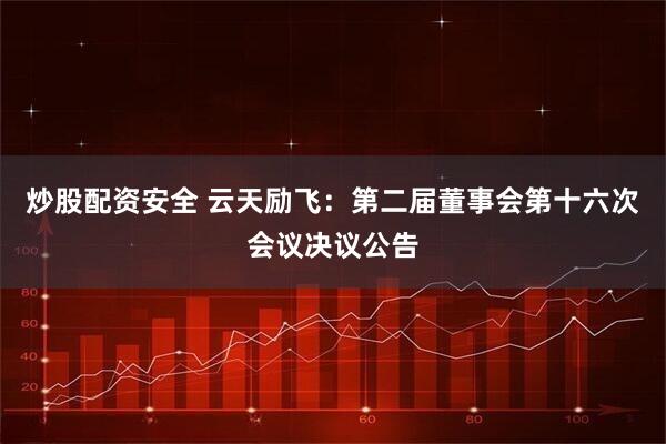 炒股配资安全 云天励飞：第二届董事会第十六次会议决议公告